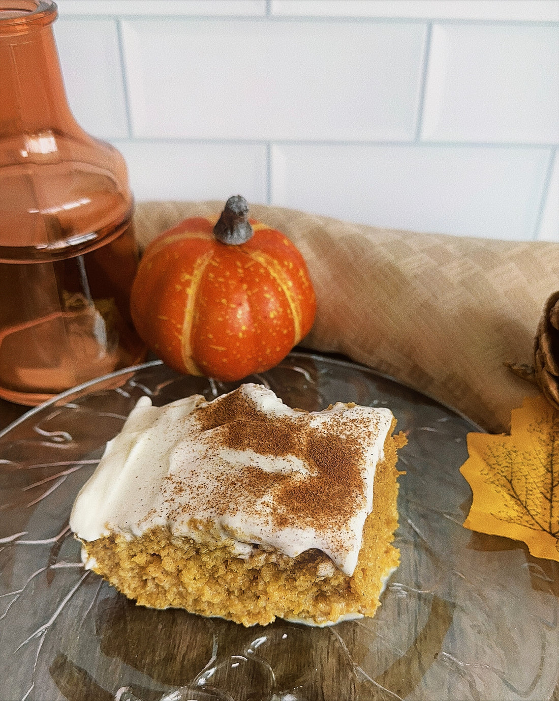 Pumpkin Spice & Everything Nice Tres Leches Cake